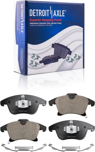 Miniatura 70 de Detroit Axle - Pastillas de freno traseras para Mercedes-Benz C230 C240 C280 C320 C350 CLK320 CLK350 CLK430 E300 E320 E420 E430 SLK350, pastillas