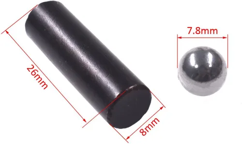 Miniatura 3 de Bola de varilla de barra de palanca de brazo de embrague para bicicleta motorizada con motor de 2 tiempos