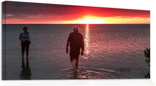 Miniatura 16 de Looife Impresiones en lienzo personalizadas de 40 x 20 pulgadas con tu foto, arte de pared personalizado con tu foto sobre lienzo
