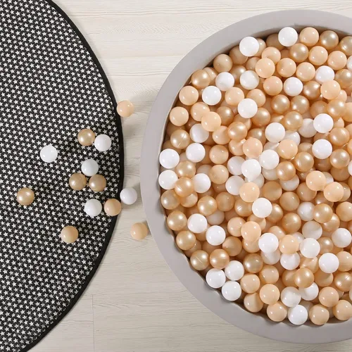 Miniatura 14 de GOGOSO Pelotas de juego de bolas de plástico para bebés, niños y niñas, decoración de casa de juegos, piscina, diversión sin ftalatos, sin BPA, Un