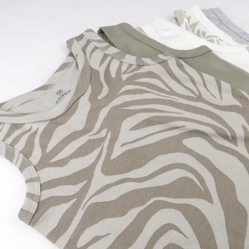 Miniatura 35 de HonestBaby Camisetas musculares sin mangas 100% algodón orgánico para bebés y niños pequeños, niñas