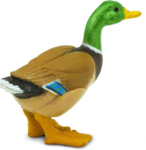 Miniatura 8 de Safari Ltd. Figura de pato real pintada a mano, realista de 3 pulgadas, juguete educativo divertido para niños, niñas y niños a partir de 3 años