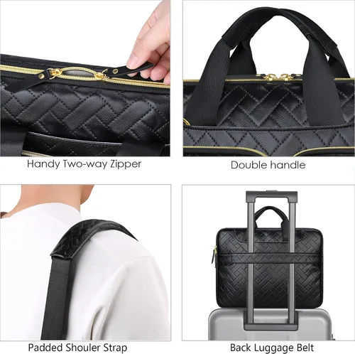 Miniatura 7 de Lacdo Bolsa de hombro protectora de 360° para MacBook Air M5 A3449 (2026), M4 A3240 2025, M3 A3113, M2 A2681, M1 A2337 A2179 A1932 MacBook Neo