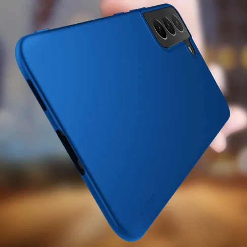 Miniatura 3 de X-level Funda para Samsung Galaxy S22 Slim Fit Soft TPU Super Thin Phone Back Cover, Funda protectora ligera con acabado mate para Samsung S22-Azul