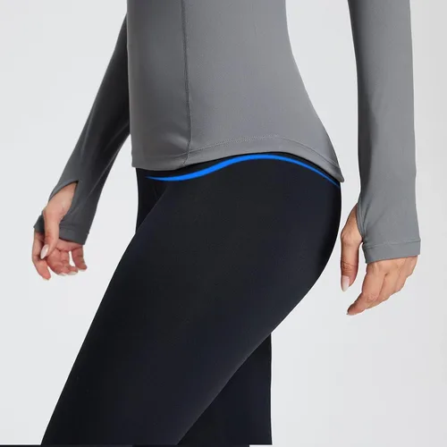 Miniatura 4 de BALEAF Women's Long Sleeve Workout Tops Compression Running Shirts Fitted Athletic Warm Thumbholes Quick Dry Stretch Yoga
