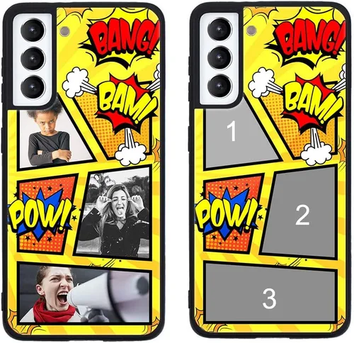 Miniatura 187 de Funda de teléfono personalizada para Samsung Galaxy S22+ / S22 Plus 5G, funda de TPU suave de vidrio templado antiarañazos personalizada con foto