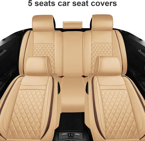 Miniatura 2 de Fundas de asiento de automóvil de ajuste universal para vehículos de 5 asientos, cobertura completa, protector de asiento para Camry Corolla RAV4