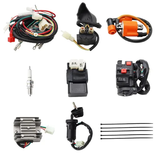 Miniatura 12 de PRO BAT Arnés de cableado eléctrico completo Cable CDI Bobina Conjunto de estator de 8 polos para vehículos de 4 ruedas Stroke ATV Quad Pit Dirt