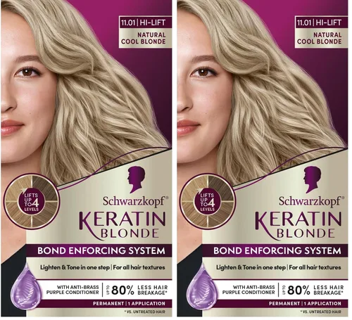 Miniatura 10 de Schwarzkopf con queratina color para el cabello Medium Blonde