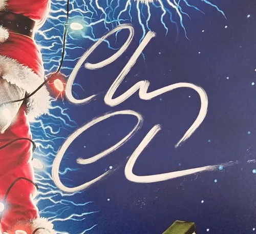 Miniatura 2 de Chevy Chase - Póster de película de vacaciones de Navidad autografiado de 11 x 17 pulgadas, firmado a mano en bolígrafo plateado, auténtico