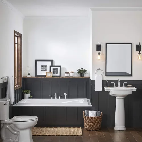 Miniatura 6 de American Standard T052901.002 Delancey Grifo de bañera romana con ducha personal, cromo pulido