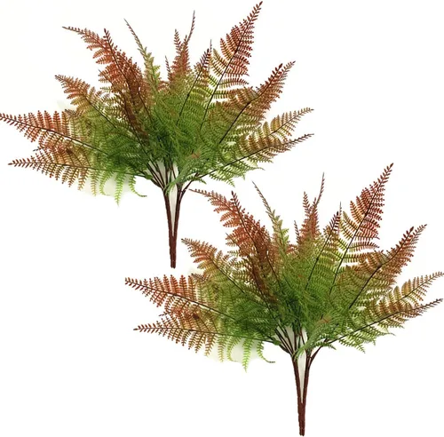 Miniatura 20 de Sauce llorón falso, plantas colgantes artificiales de plástico, hojas verdes, plantas de vid sintética, guirnalda de hiedra para el hogar