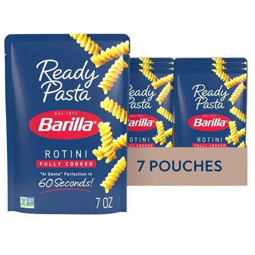 Miniatura 10 de Barilla Ready Pasta, pasta de macarrones con codos totalmente cocidos, sin OMG y Kosher, 7 onzas (paquete de 7)