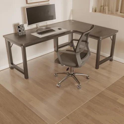 Miniatura 14 de Tydle Tapete para silla para suelos duros, 36 x 48 pulgadas, tapete para silla de oficina para suelos de madera dura, tapete de vinilo