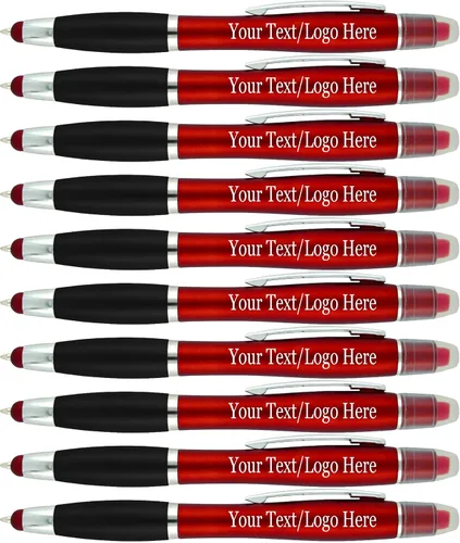 Miniatura 7 de SyPen Bolígrafos personalizados con resaltador de gel y lápiz capacitivo, paquete de 200 unidades, impresión a granel, resaltador bíblico de 3