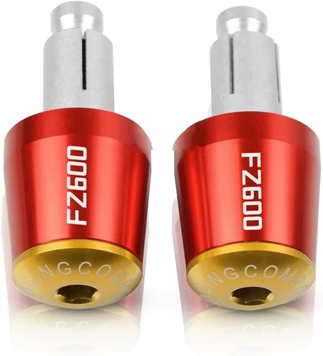 Miniatura 5 de Contrapeso 7/8 "0.866 in motocicleta manillar agarres extremo barra tapa tapa tapón para Yamaha FZ600 FZ 600 1987-1989 1988 12