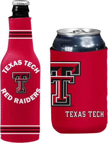 Miniatura 96 de College Team Color Logo Can & Bottle Holder Insulator Beverage Cooler Set