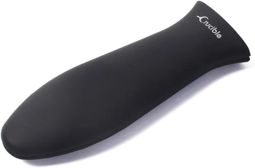 Miniatura 38 de Crucible Cookware Soportes de silicona para mango caliente (negro, paquete de 2 grandes)