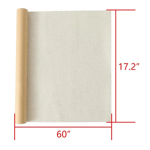 Miniatura 8 de SANSAM Parche autoadhesivo de tela de reparación de lino, rollo de 17.2 x 60 pulgadas, cinta de reparación de tela para sofás, sofá, ropa, álbumes