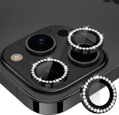 Miniatura 9 de Protector de Lente de Cámara Bling para iPhone 17 Pro / 17 Pro Max, Anillo de Metal con Diamante Individual con Dureza 9H, Protector de Pantalla