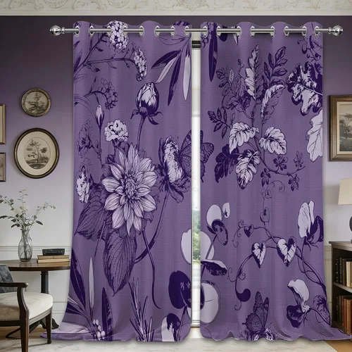 Miniatura 44 de Cortinas opacas negras y doradas, cortinas modernas de mediados de siglo para dormitorio, sala de estar, 63 pulgadas de largo, juego de 2 paneles