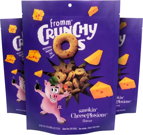 Miniatura 23 de Fromm Crunchy Os Bacon Blasters - Golosinas para perros con sabor a tocino, golosinas crujientes prémium para perros, receta de tocino, 6 onzas