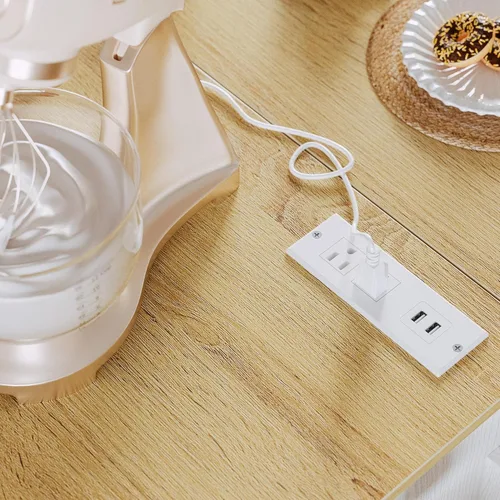 Miniatura 4 de IRONCK Isla de cocina con almacenamiento, isla de cocina rodante con hoja abatible, 3 estantes abiertos para especias, gabinete con puerta, cajón
