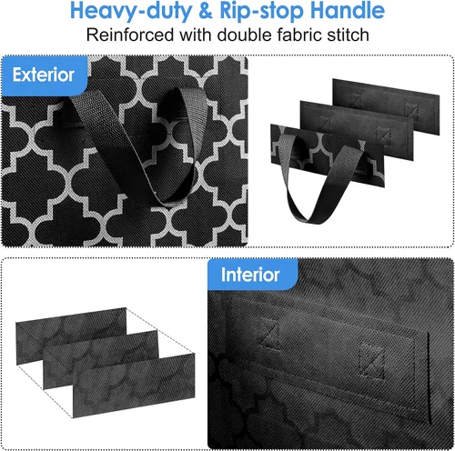 Miniatura 6 de ISELIFE Bolsas de Almacenamiento 100L Paquete de 2 Bolsas Grandes para Mantas y Ropa, Contenedores de Organización y Almacenamiento para Ropa