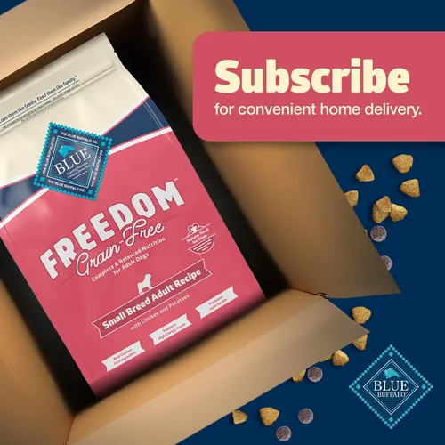 Miniatura 11 de Blue Buffalo Freedom - Alimento seco para perros de raza pequeña, sin granos, soporta altas necesidades de energía, fabricado en los Estados Unidos