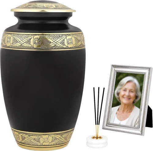 Miniatura 41 de Urnas para cenizas humanas adultas, mujeres y hombres de más de 200 pulgadas cúbicas, urna decorativa de entierro, urnas de cremación funeraria