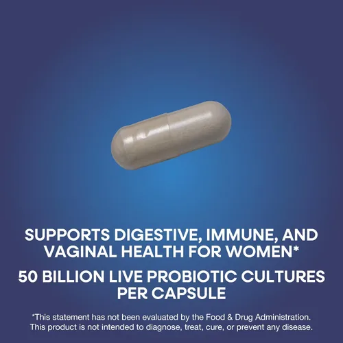 Miniatura 10 de Nature's Way Cultivos probióticos 50B Fortify Extra Strength(1) para mujeres, apoya la salud digestiva, vaginal e inmunológica*, fibra prebiótica a