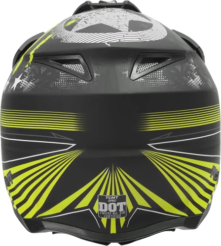 Miniatura 5 de SLMOTO - Casco de motocross para adultos, ATV, bicicleta de tierra, motocicleta, BMX, MX, descenso, todoterreno, MTB, bicicleta de montaña