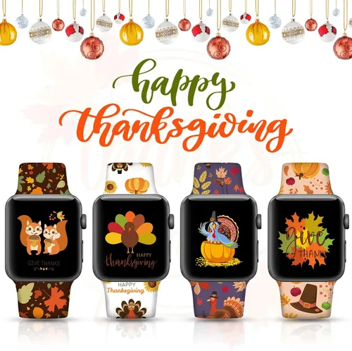 Miniatura 5 de Correa de reloj de Navidad para Halloween, compatible con Apple Watch de 1.496 in 1.575 in 1.614 in 1.654 in 1.732 in 1.772 in 1.929 in para mujer