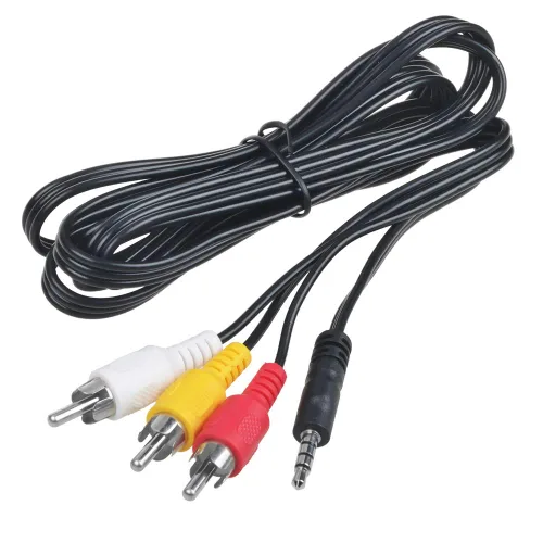 Miniatura 2 de Cable de 5 pies AV A/V Audio Video TV Cable para Magnavox MPD845 Reproductor de DVD portátil