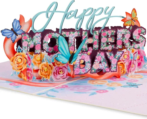 Miniatura 13 de Paper Love Best Mom Pop Up - Tarjeta de felicitación para el día de la madre hecha a mano en 3D, tarjetas de felicitación para el día de la madre, 5