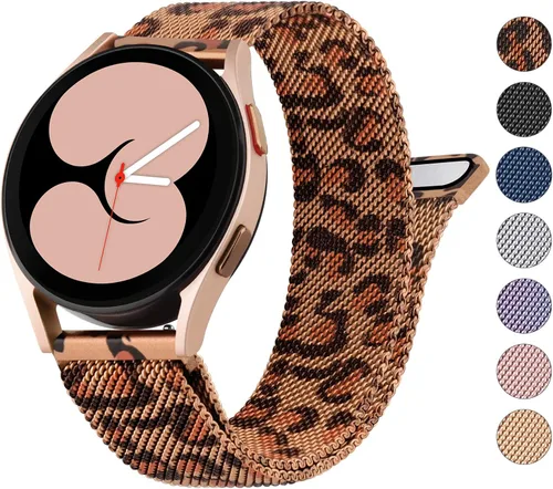 Miniatura 10 de Wanme Correa de repuesto para Samsung Galaxy Watch 4 de 1.575 in y 1.732 in, Galaxy Watch 4 Classic de 1.654 in y 1.811 in, para mujeres y hombres