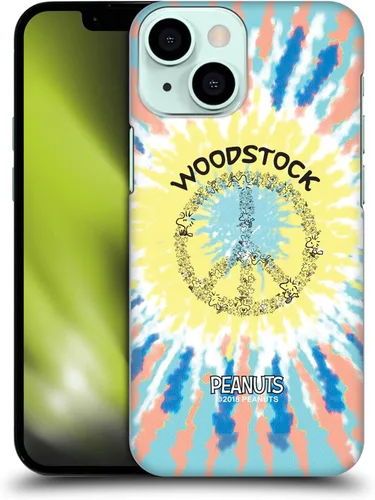 Miniatura 46 de Head Case Designs Funda rígida con licencia oficial de Peanuts Snoopy Woodstock Far Out Woodstock 50th compatible con Apple iPhone 15 Plus