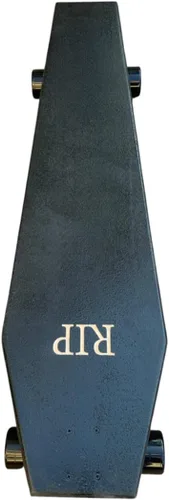 Miniatura 7 de Coffin Death Tarot Monopatín negro Longboard 42x12 Coffin Croozer