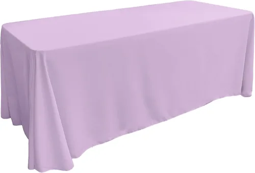 Miniatura 183 de LA Linen Mantel rectangular lavable de popelín de poliéster, resistente a las manchas y a las arrugas, cubierta de mesa 60x84, mantel de tela