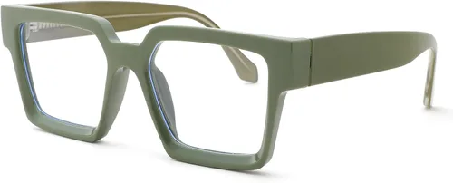 Miniatura 12 de Pro Acme Gafas cuadradas de gran tamaño con luz azul para hombres y mujeres, a la moda, rectangulares, con marco grueso, UV400, gafas falsas