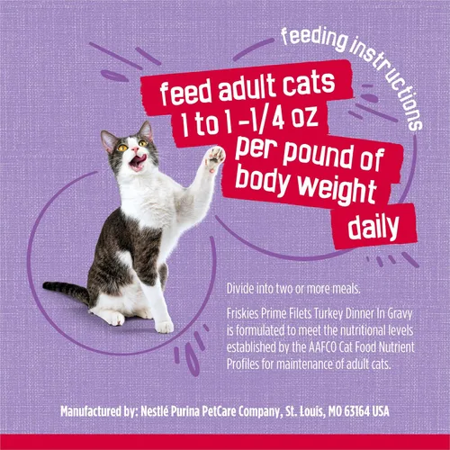 Miniatura 9 de Comida para gato húmeda Purina Friskies Prime de filete, 24, 5.5 onzas , Filet de primera