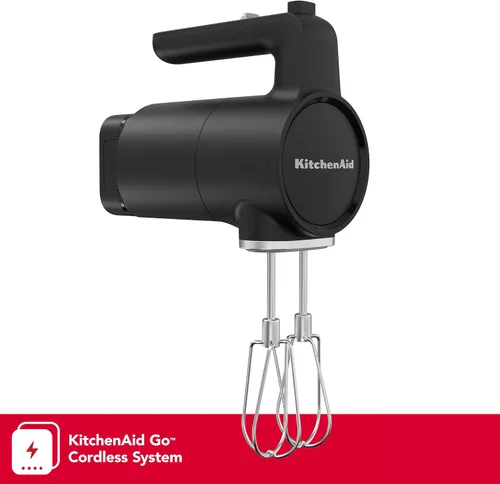 Miniatura 2 de KitchenAid Go - Mezclador de mano inalámbrico - batería incluida, KHMR762, color negro mate