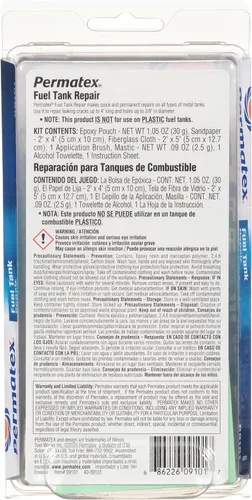 Miniatura 2 de Kit de reparación de tanque de combustible Permatex 0, Negro