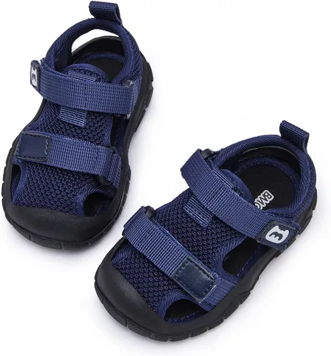Miniatura 3 de BMCiTYBM Sandalias de verano con punta cerrada para bebé, niño, niña, zapatos ligeros, antideslizantes, para primeros pasos, 6, 9, 12, 18, 24 meses
