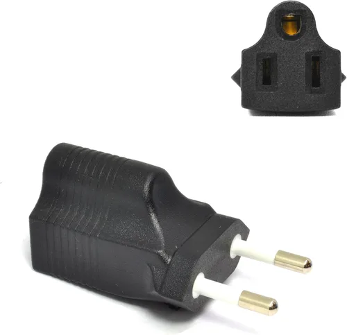 Miniatura 39 de Ceptics Japón, Filipinas NEMA 1-15 Adaptador de Enchufe de Energía para Viaje Acepta NEMA 5-15R - Certificado ETL - Grado Industrial (IG-6)