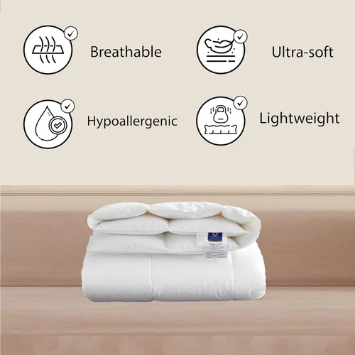 Miniatura 2 de linens delight Highland Feather® - Edredón de plumón de ganso hutterita canadiense tamaño matrimonial - 725 Fill Power