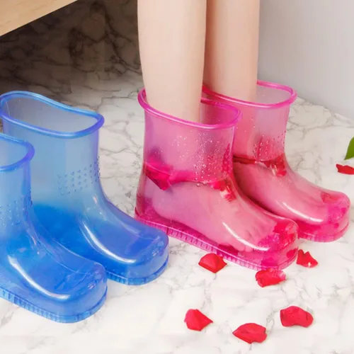 Miniatura 4 de Zerodeko Masajeador de pies Botas de masaje de baño de pies, 1 par de bañera de remojo de pies, baño de pies, spa, lavabo, cubo de pies
