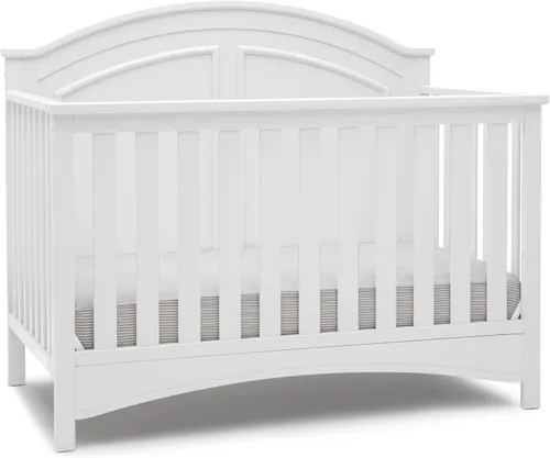 Miniatura 9 de Delta Children Perry, cuna convertible 6 en 1, con certificado Greenguard Gold, color blanco Bianca