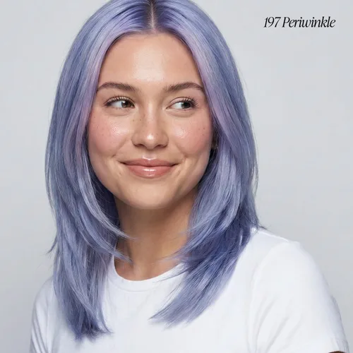 Miniatura 2 de Adore Tinte semipermanente morado para el cabello, vegano y libre de crueldad, 4 onzas líquidas, 197 Peri Winkle (paquete de 2)