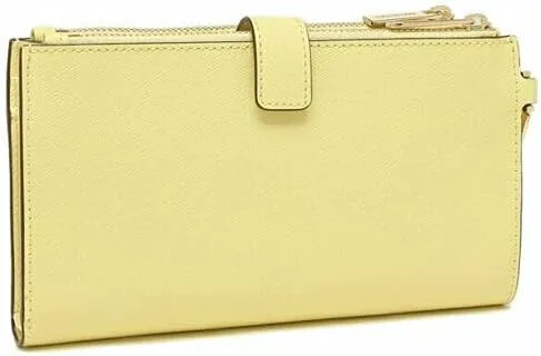 Miniatura 3 de Michael Kors Jet Set - Pulsera de viaje con doble cremallera para teléfono color amarillo Amarillo M